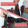 MELOTOUGH Small Electrician Tool Pouch for Tool Belt with Belt