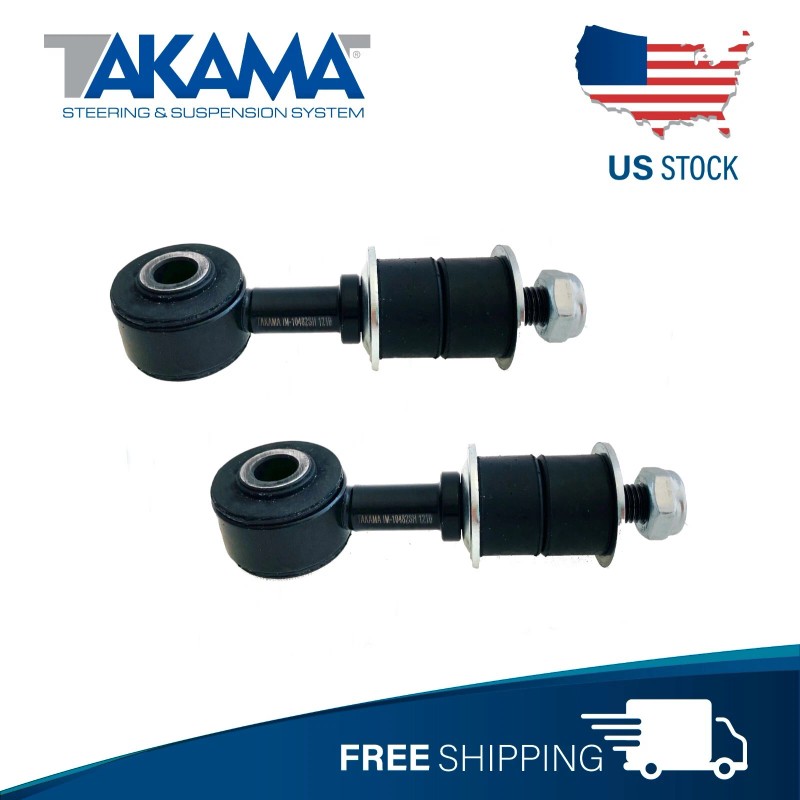 Takama 6Pcs Front Sway bar links & Tie Rod Ends