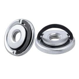 2pcs 45mm M14 Quick Clamping Nuts Angle Grinder Locking Retaining Flange Nut Quick Release Nut Replacement Parts Pressure Plate Fastener for Most Angle Grinder