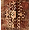 Wall Clock in Open Honeycomb Shape - Creative and Modern