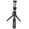 Mini Metal Desktop Tripod Stand Selfie Vlog Handle for Mobile