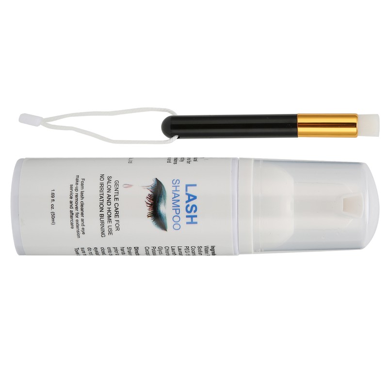 50ml Eyelash Shampoo Mild False Eyelash Grafting Extension Shampoo Cleaning