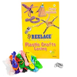 Rexlace - Kit de manualidades con cordones - Incluye instrucciones ilustradas de 16 páginas (primario)
