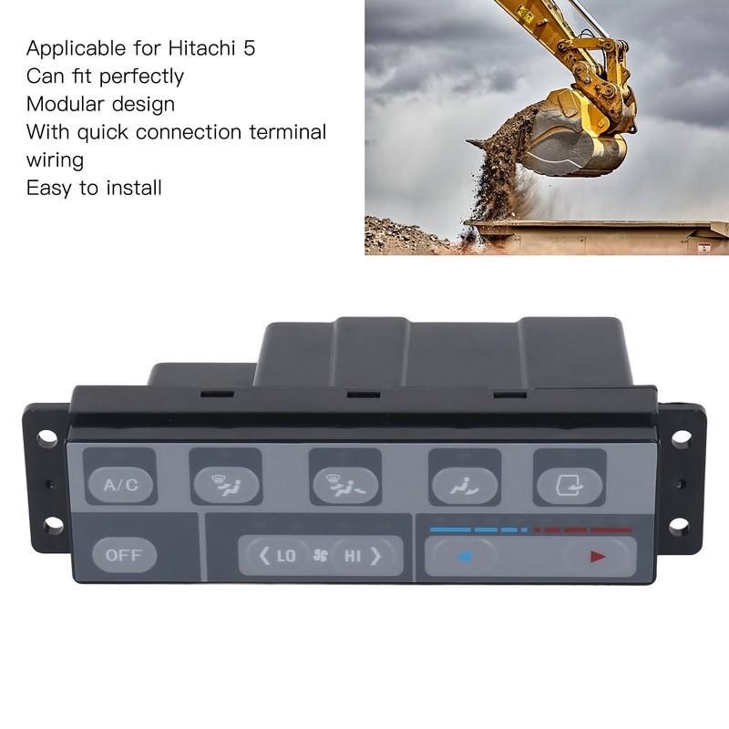 Excavator Air Conditioner Controller Panel Modular Structure Embedded Excavator AC