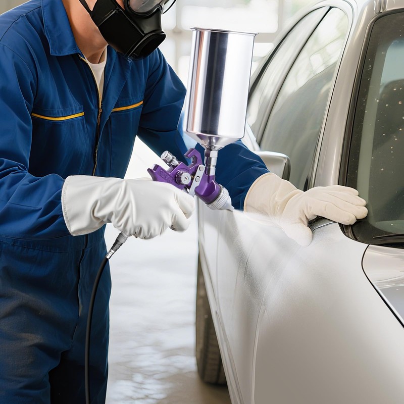 VEVOR 3-Piece Air Spray Gun Kit, Professional Auto Paint Spray