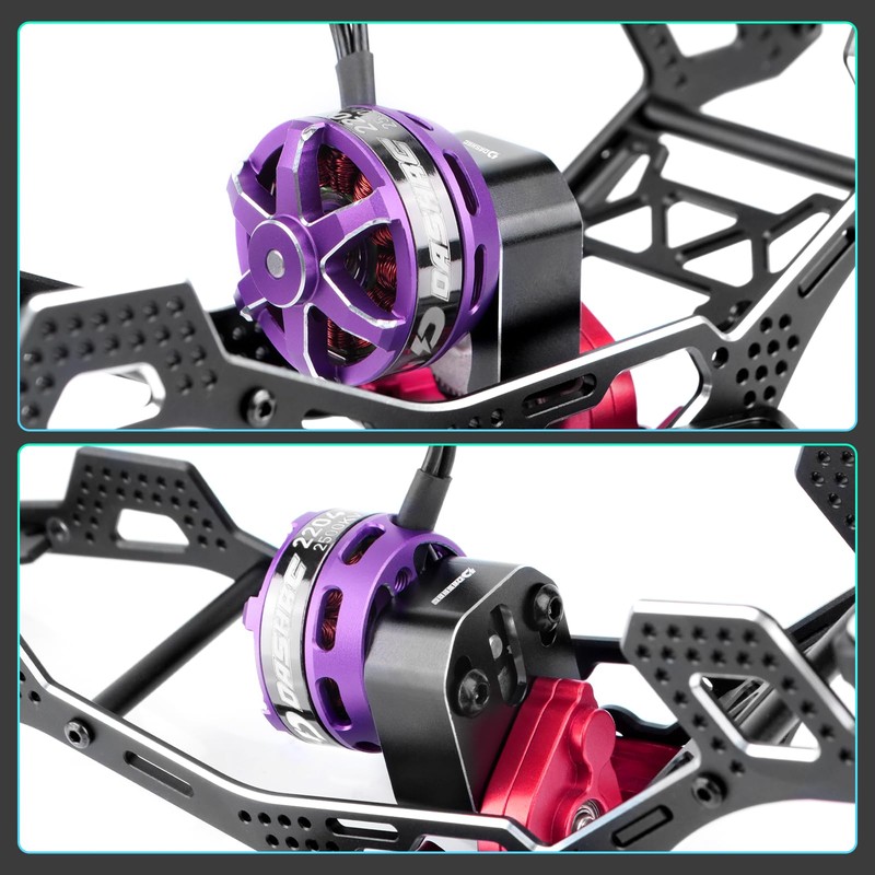 DashRC 2204 2500KV Brushless Outrunner Motor with 40A ESC &