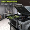 OLBRUS Adjustable Work Table with Wheels, Mechanic Rolling Tool Tray