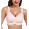 HACI Women's Front Closure Posture Bra Full Coverage Back Support