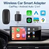 Car Accessories Wireless CarPlay Adapter USB-C & USB-A, Android Auto