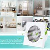 Ikodm Bathroom Fan 100 mm Bathroom Fan Extractor Fan Wall