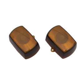POSH NSR50/80 005077 Motorcycle Supplies Amber Turn Signal Lens Set
