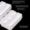 Set of 12 Interlocking Desk Drawer Organizer Tray Dividers Plastic