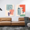 Juego De Cuadros Canvas Minimalistas De 65x43 Cm 2pz