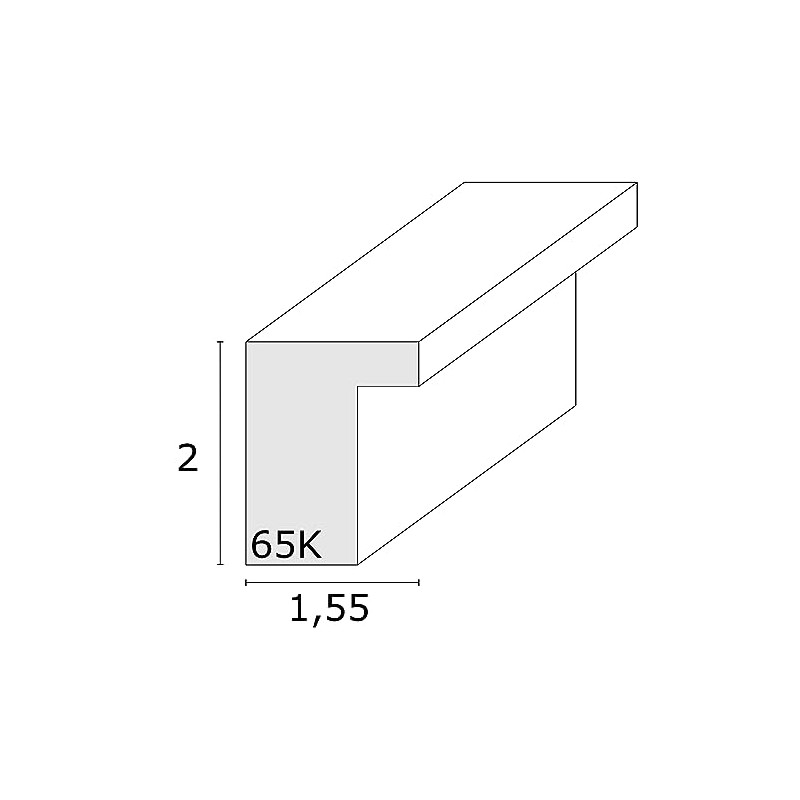 Deknudt Frames S65KQ1 13x18 Photoframe brown wood