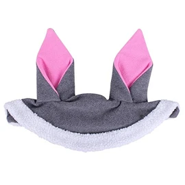 ARBO-INOX® - Easter bunny ears for horse - Accessory for event - grey - Fleece (pony)