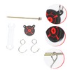 KICHOUSE 1pc Panda Head Dartboard Lightweight Tree Mounted Design for