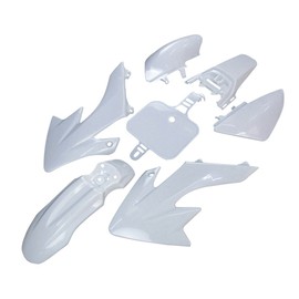 TC-Motor White Fender Body Work Plastic Fairing Kit For Honda XR50 CRF50 Chinese 50cc 90cc 110cc 125cc 140cc 150cc 160cc Dirt Pit Bike