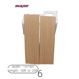 HGKJHFmelamine Edging Tape。13/16in*50ft, pre Coated with hot melt Adhesive Flexible Veneer Edge Edging, Used for Cabinet and Furniture Maintenance (Red Oak Color, 13/16in*50ft)