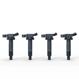 Juego de 4 bocinas de encendido, compatible con vehículos Toyota, Scion y Lexus, Camry, Corolla, Solara, tC, xB, HS250h y más modelos de 2.0L, 2.4L, sustituye a 90919-02244, UF333, modelos de año 2001-2012