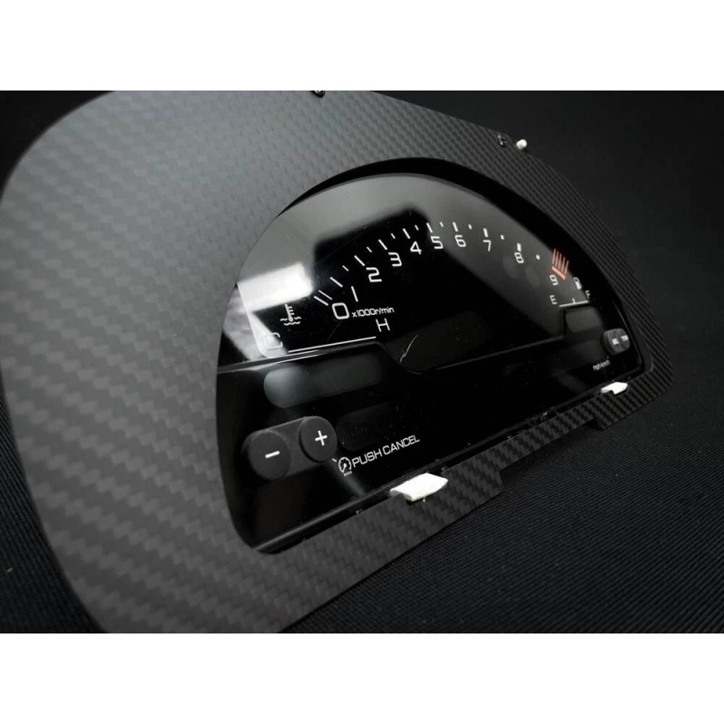 RPSDZN Twill Dry Carbon Fiber S2000 Cluster Conversion Bezel for