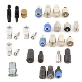Snaps Rivet Grommet Prong Eyelet Popper Fastener Self Cover Fabric Button Dies Set for Hand Press Machine