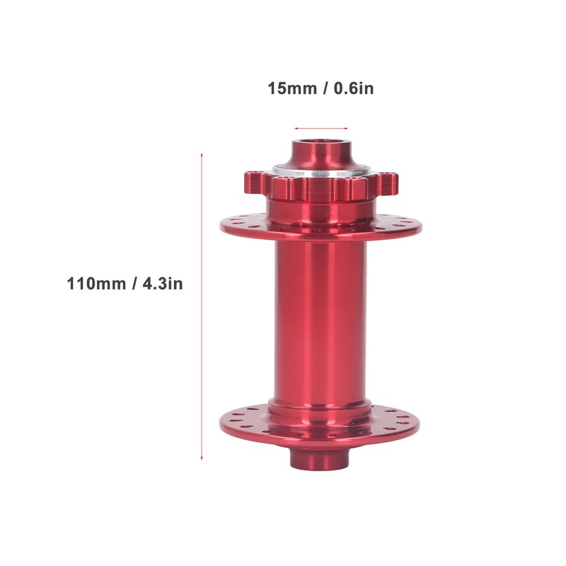 32 Hole Mountain Bike Hub 4 Bearing 15x110mm High Accuracy