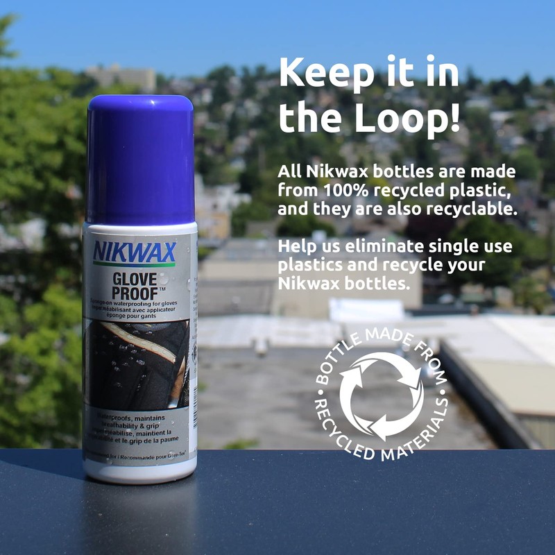 Nikwax Glove Proof High Performance Waterproofing Treatment Restores DWR Water