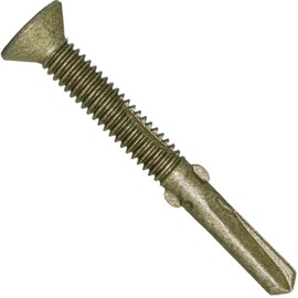 Jake Sales #12x2" Reamer Tek Torx/Star Head Self-Drilling Wood to Metal Screws - for Flatbeds, Trailers or Fastening Wood to Steel - T-30 Torx Screw Head (1 Pound - 68 Approx. Screw Count)