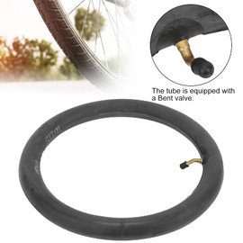 Dilwe Bicycle Inner Tube, 14 x 2.125 Inner Tube with Curved Angle Valve, Butyl Rubber Hose for Electric Bicycle, Electric Bicycle Repairing Accessories, Accessories for E-Bike Conversion