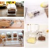 Clear Seasoning Box,V-Resourcing 4 Pieces Clear Seasoning Storage Container for