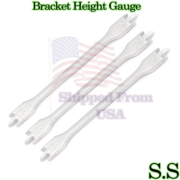 S.S 3 New Bracket Height Gauge 3.5mm-5mm022 Dental Orthodontic Instruments