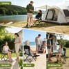 XGEAR 2-Pack Camping Chairs 350LBS Heavy Duty Folding Chair with