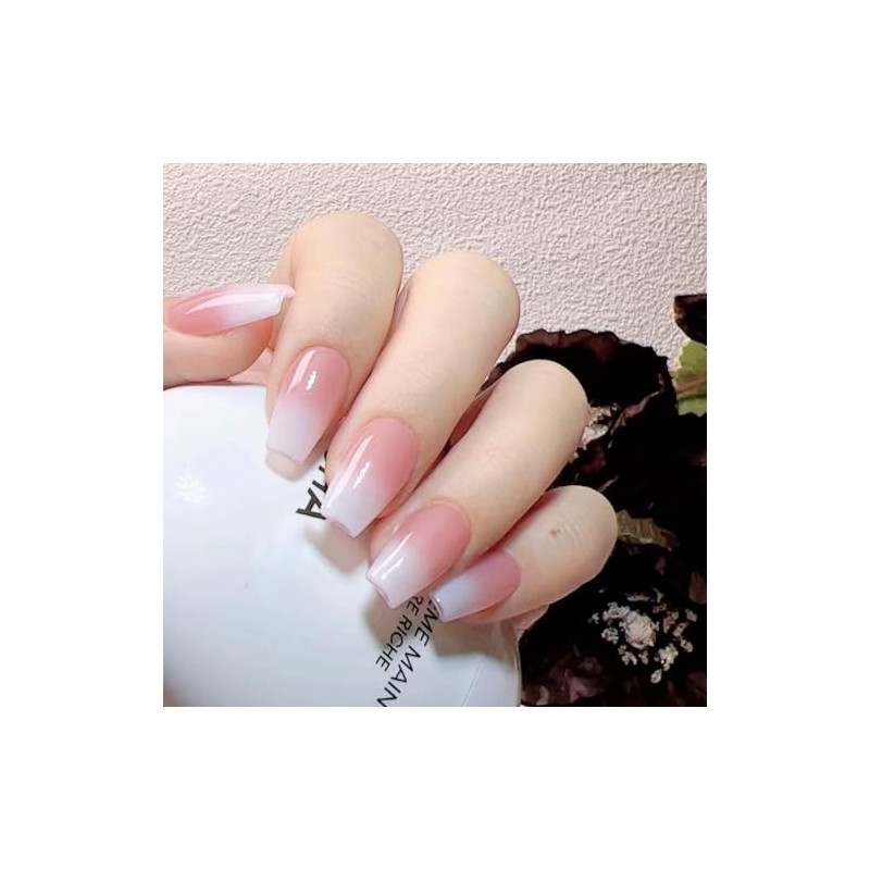 ewku 240pcs Pink fake nails