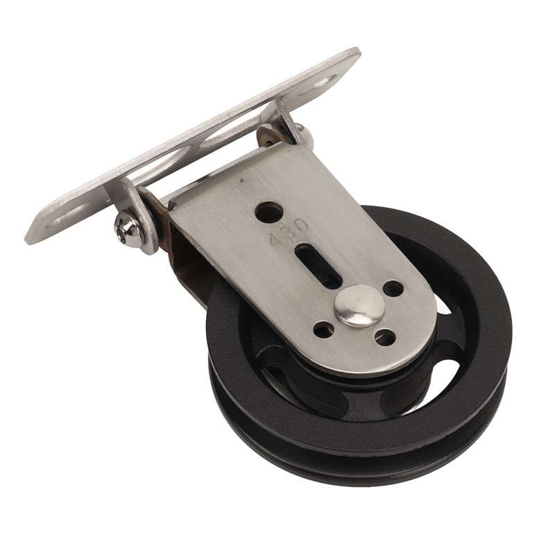 Pulley Wheel Bidirectional Rust Proof Silent Rotation Traction Wheel for