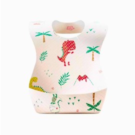 EverGrow Trade Angad Creations Disposable Baby Bibs Individual Wrapped Travel Bibs Waterproof Food Catcher for Toddlers Girls Boys Feeding 24 Count, Mix Prints