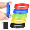 5 Pcs Latex Toe Stretch Bands with Storage Bag, Hallux