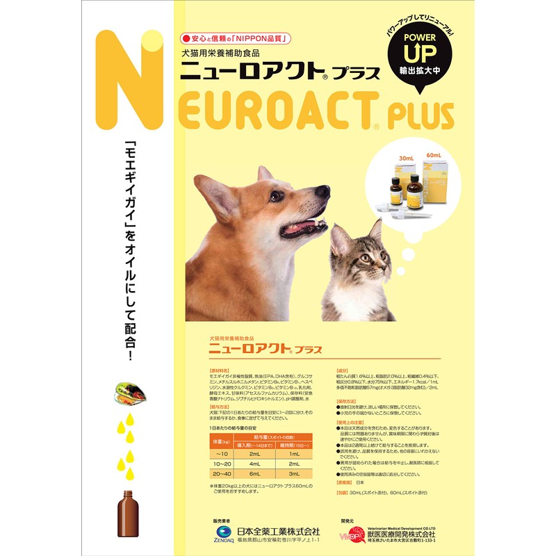 Neuroact Plus Dog Cat 1.0 fl oz (30 ml)