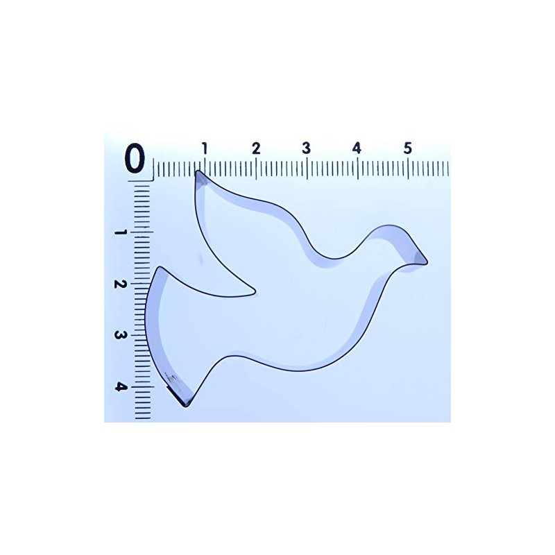 Dove Cutter - Stainless Steel Sugarcraft Cutter - Size H40mm