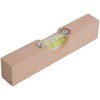 teemando® Brand Mini Spirit Level 15 cm Ash Wood Level