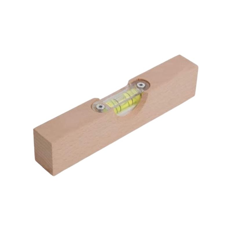 teemando® Brand Mini Spirit Level 15 cm Ash Wood Level
