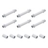 KUMGROT Straight Pipe Lamp Stem Kit with Connector 2.36"/60mm Finish