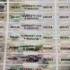 42 Hologramas De Seguridad Tipo Panal Con Folio 50mmx10mm