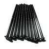 Generic Pack of 10 Electrical Screws 75mm X 3.5mm Black
