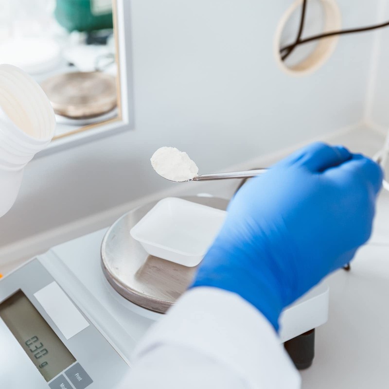 YOKIVE 2pcs Micro Spoon Scoop Single Head Sample Lab Silver-Tone