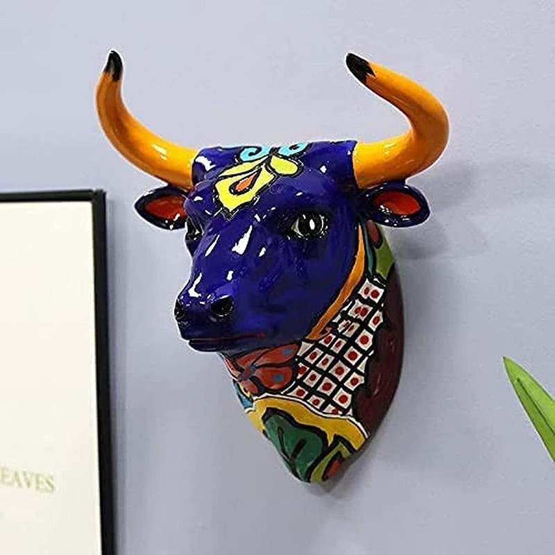 Bull Head Resin Wall Decoration Cow Head Ornaments Resin Crafts