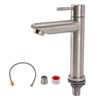 Kitchen Faucet Single Hole Stainless Steel Single Cold Sink Faucet