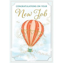 Piccadilly Greetings Congratulation on New Job Card - 7 x 5 inches