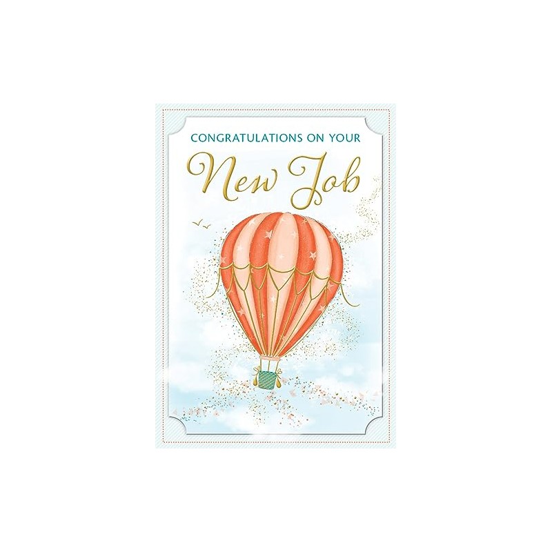 Piccadilly Greetings Congratulation on New Job Card - 7 x