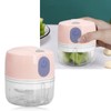Electric Garlic Masher Mini Wireless Automatic Garlic Chopper for Kitchen