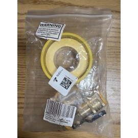 Gornorva 5PCS 1/4" RV Propane Quick Connecting Fittings w/Teflon Tape,Gas Quick Connect